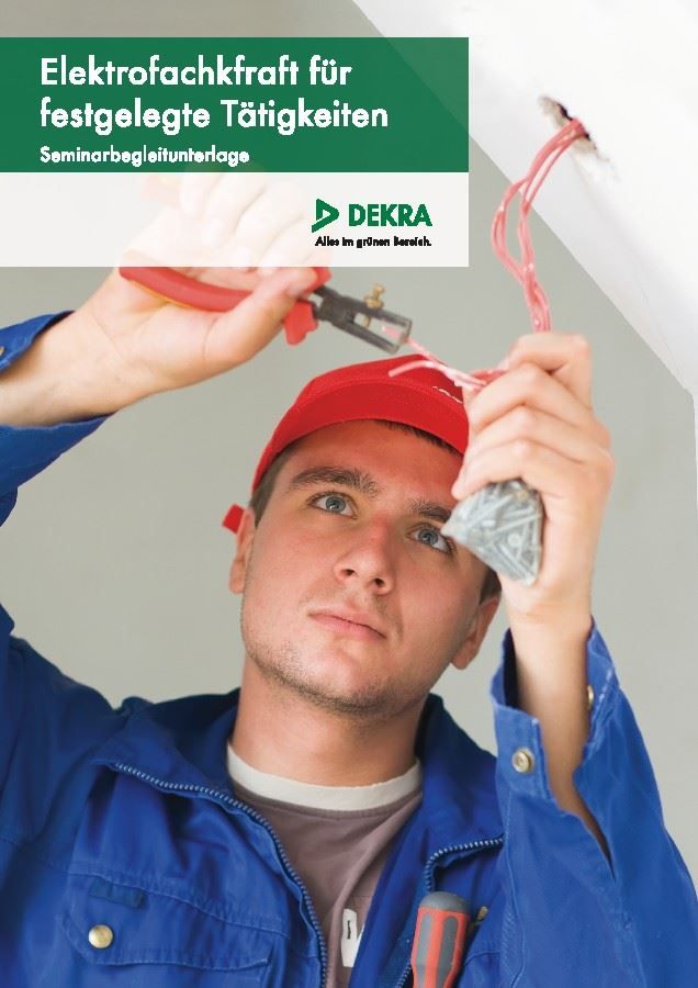 Elektrofachkraft für festgelegte Tätigkeiten (DEKRA-Umschlag)