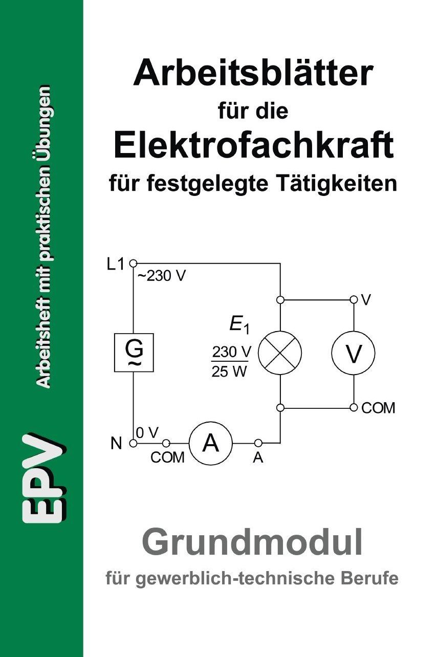 Arbeitsblätter für die Elektrofachkraft für festgelegte Tätigkeiten